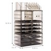 Sorbus X-Large Makeup Organizer Case - 4 Piece Set (12 Drawers) - 3 of 4