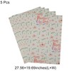 Unique Bargains Gift Wrap Paper White Kraft 27.56" x 19.69" 5 Pcs - 3 of 4