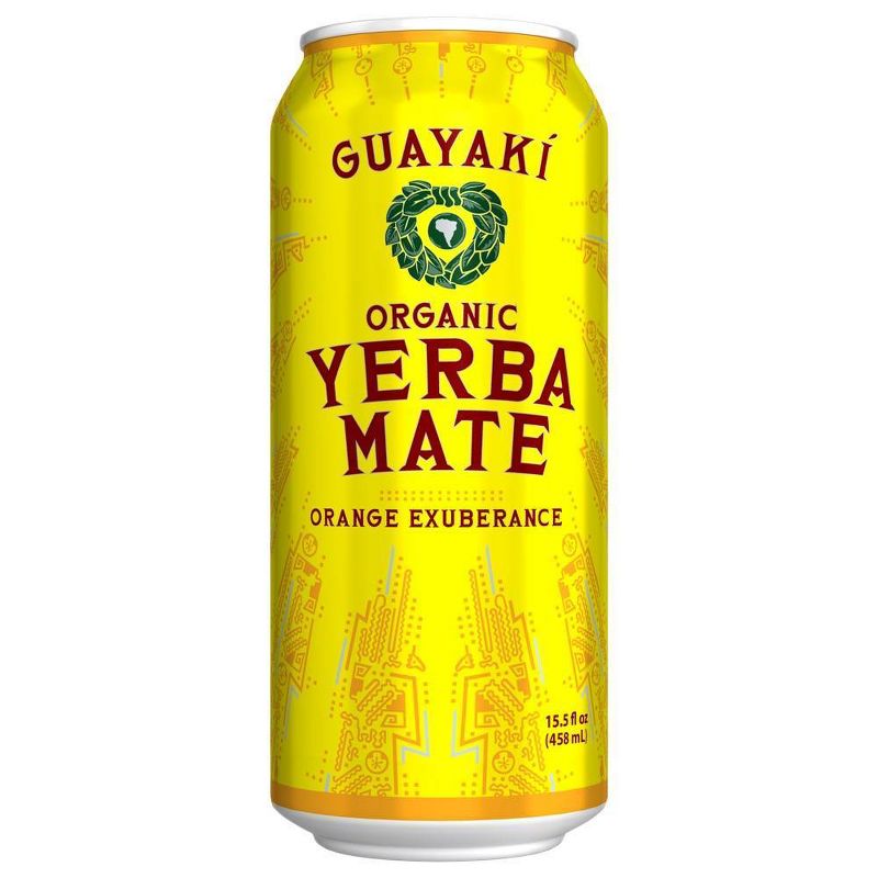 Guayaki Yerba Mate Orange Exuberance - 15.5 fl oz Can, 1 of 4