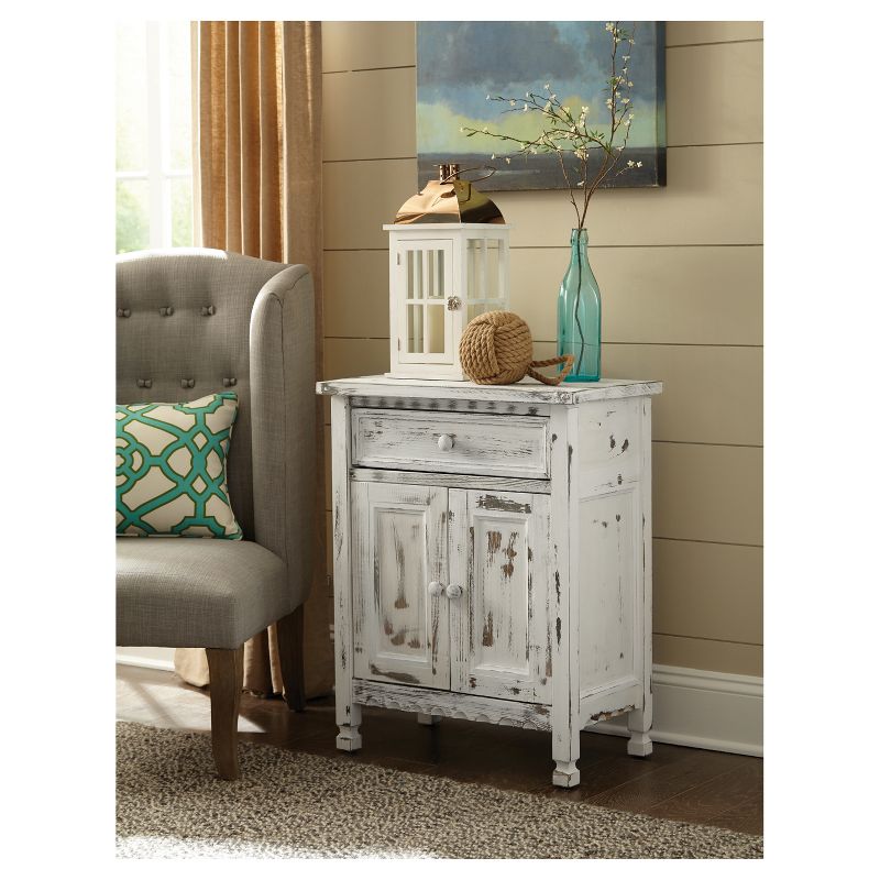 Country Cottage Wood Accent Storage Cabinet - Antique Finish - Alaterre Furniture, 6 of 8