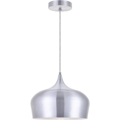 Elegant Lighting Nora 1 Light Burnished Nickel Pendant