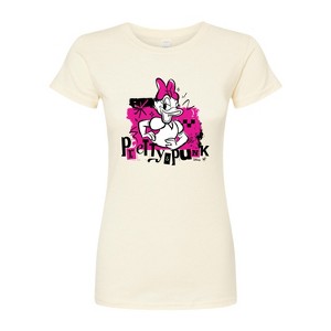 Women's - Disney - Pretty And Punk Fitted Graphic T-Shirt - 1 of 3