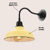 JONATHAN Y Aurora Farmhouse Industrial Indoor/Outdoor Iron LED Gooseneck Arm Outdoor Sconce - 3 of 4