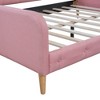 TiramisuBest Full Size Upholstered Daybed with 4 Support Legs - 4 of 4