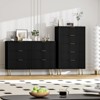 Dresser for Bedroom,6 Drawer Dresser with Wide Drawers,Wooden Chest of Drawers,Modern Storage Dressers for Living Room, Closet, Hallway - 2 of 4