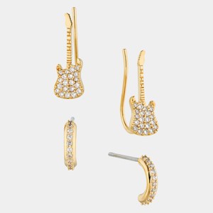 AJOA GUITAR CLIMBER AND STUD SET OF EARRINGS - 1 of 1