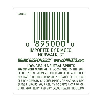 Tanqueray Gin - 50ml Plastic Bottle