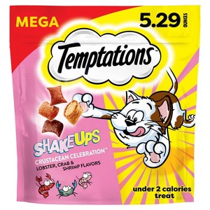 Temptations ShakeUps Clucky Carnival Cat Treats with Chicken Turkey and Catnip - 5.29oz - 1 of 4
