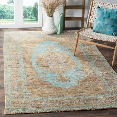 Tangier Hand-Knotted Wool and Viscose Area Rug