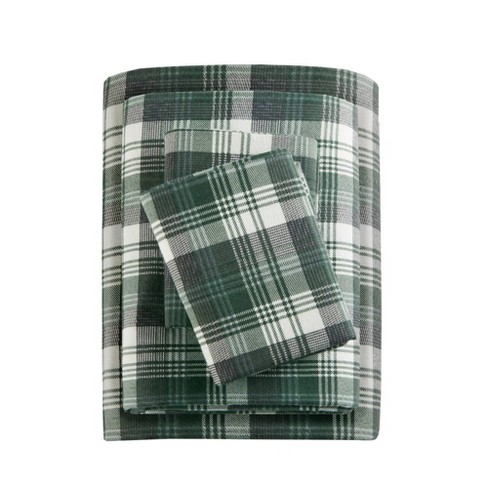 plaid flannel sheet collection