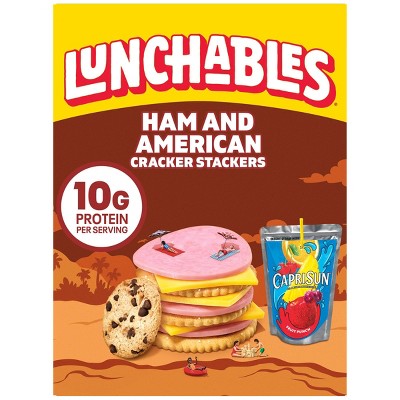 Lunchables Ham & American Cheese Cracker Stackers - 9.1oz
