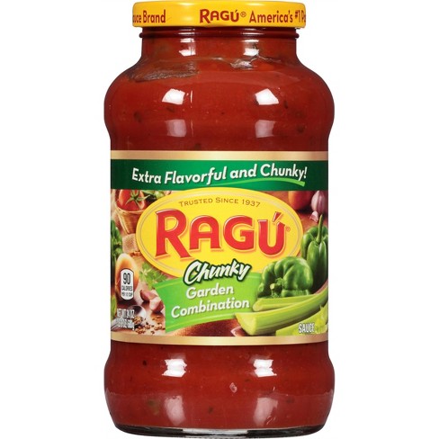 Ragu Chunky Garden Combination Pasta Sauce - 26oz : Target