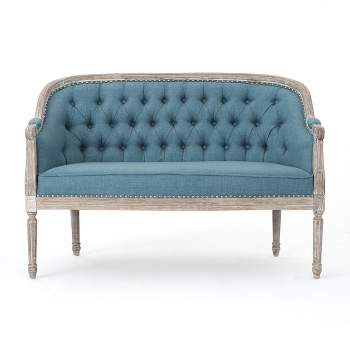 Faye Classical Tufted Loveseat - Christopher Knight Home