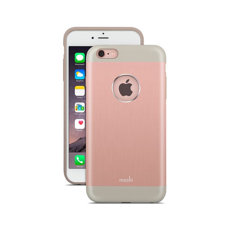 Moshi iGlaze Armour Metallic Case for iPhone 6 Plus, 6S Plus - Golden Rose, 1 of 4