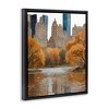 Stupell Industries Autumnal New York Across River Floating Frame Canvas Art - 2 of 4