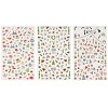 Wrapables 3 Sheets Merry Christmas Nail Art Christmas Nail Stickers - 2 of 4