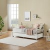 Whizmax Metal Daybed with Trundle, Mattress Foundation with Steel Slat Support, Easy Assembly, Twin - 3 of 4