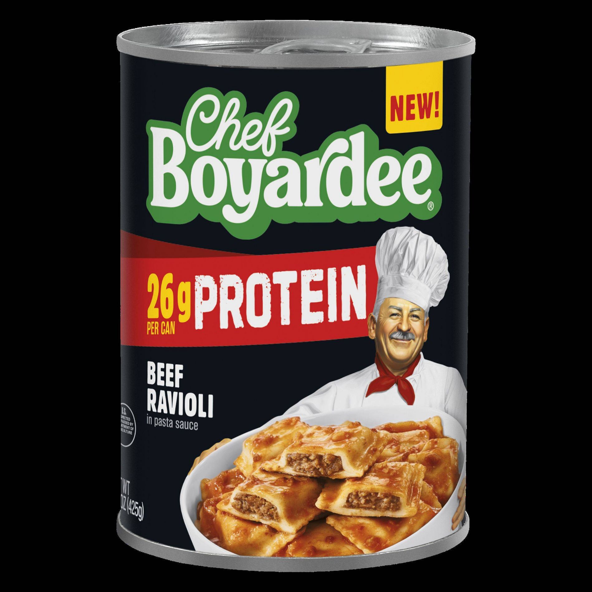 Chef Boyardee Protein Beef Ravioli - 15oz