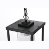 Elegant Lighting Dover 7 inch Outdoor Pendant in Black 7 inch Outdoor Pendant in Black - 3 of 4