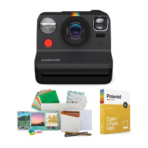 Polaroid NOW Instant Camera Generation 2 (Black) w/Color Instant Film Bundle - 1 of 4