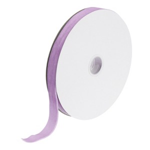 Unique Bargains Soft Single Face Spool Silky Velvet Ribbon for Bouquets DIY Crafts - 1 of 3
