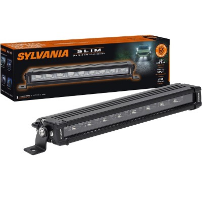 SYLVANIA - Slim 10 Inch LED Light Bar - Lifetime Limited Warranty - Spot Light 2700 Raw Lumens, Off Road, Truck, Car, Boat, ATV, UTV, SUV, 4x4 (1 PC)