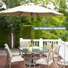 Costway 19'' Patio 35 LBS Round Umbrella Base Stand Holder 1.4''-1.9'' Market Table Outdoor - 2 of 4