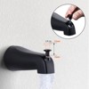 WOWOW Single-Handle 5-Spary Settings Round Shower Faucet with Tub Spout (Valve Included) - 2 of 4