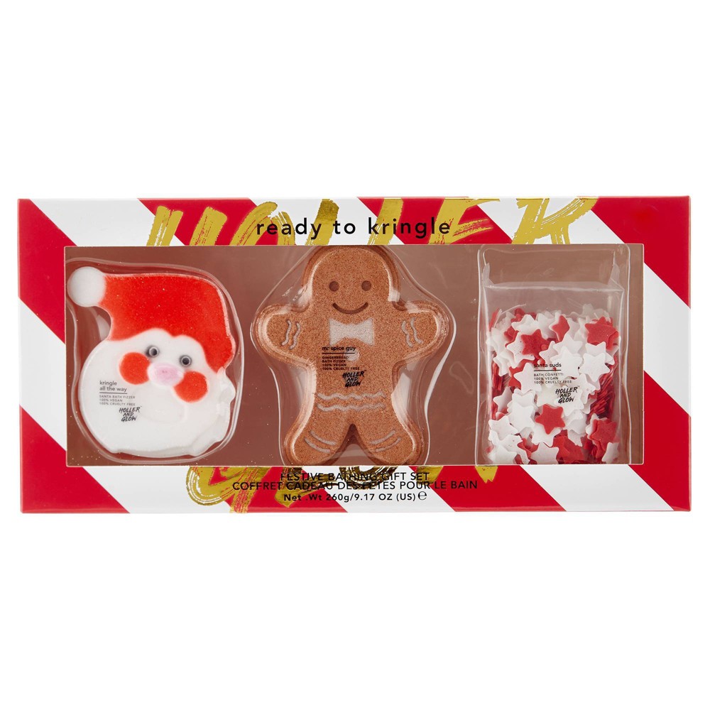 Holler and Glow Ready to Kringle Festive Bathing Trio Gift Set - you 