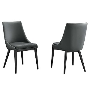 Modway Viscount Dining Side Chair Vinyl Set of 2 - 1 of 4