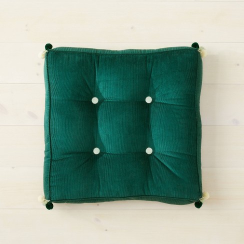 Oversized Corduroy Floor Pillow with Tassels - Opalhouse™ designed with Jungalow™ - image 1 of 4