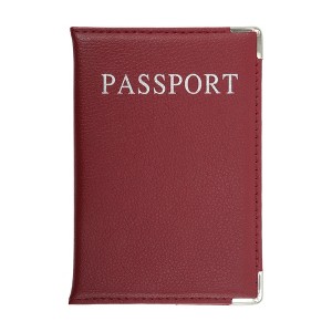 Unique Bargains Metallic Edge Passport Holder 1 Pc - 1 of 4