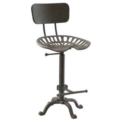 Bar stool best sale style office chair