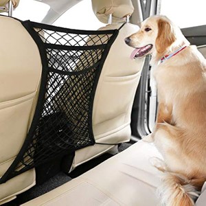 rabbitgoo Dog Car , Back Seat Net Organizer, Design for Pet Disturb Stopper & Storage Pouch,Drive Safely with Children & Pets - 1 of 1