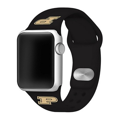 NCAA Purdue Boilermakers Silicone Apple Watch Band 38mm