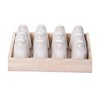 Mini Dolomite Pearlescent Ghost Figurine In Display - 3 of 4
