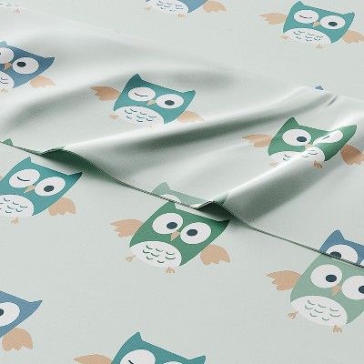 Kids 4 Piece Bed Sheet Set - Cute & Cozy Wrinkle-Resistant with Vibrant Designs - CGK Linens.