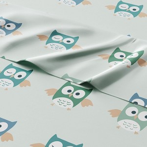 Kids 4 Piece Bed Sheet Set - Cute & Cozy Wrinkle-Resistant with Vibrant Designs - CGK Linens. - 1 of 4