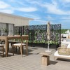 Iron Art Black Planter With Climbing Frame (Helen Street 01) 183*120*40cm - 2 of 4
