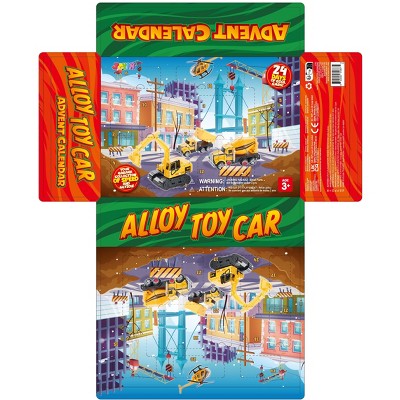 Alloy Construction Engineering Vehicle Advent Calendar