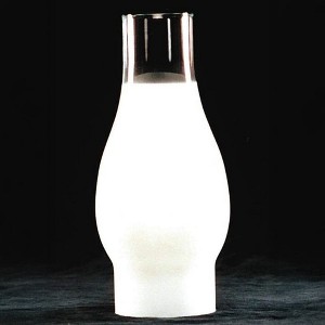 Lehman's Frosted Glass Lamp Chimney, Replacement Hurricane Globe Measures 2 7/8 Inch Diameter Base x 8 1/2 Inches High for Oil or Kerosene Lanterns - 1 of 3
