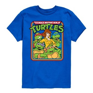 Boys' - Teenage Mutant Ninja Turtles - Retro Group April Short Sleeve Graphic T-Shirt - 1 of 4
