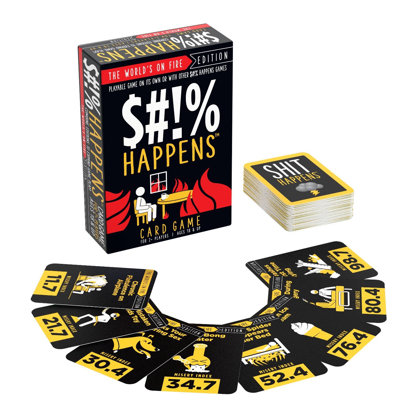 Детские настольные игры Endless Games $#!% Happens - The World's on Fire Edition Board Game — фото 2