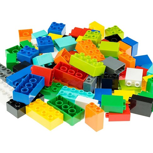 Strictly Briks Classic Baseplates 10 x 10 Brik Tower 100% Compatible with All Major Brands Building Bricks for Towers 4 Blue, Green, Red & Yellow