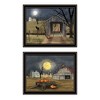 Whisen 2- Piece Vignette Halloween Season in the Country Black Framed Wall Art - Multicolor - 4 of 4