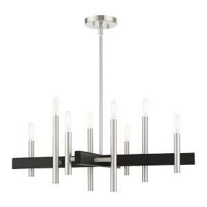 Livex Lighting Denmark 8 - Light Chandelier in  Brushed Nickel - 1 of 1