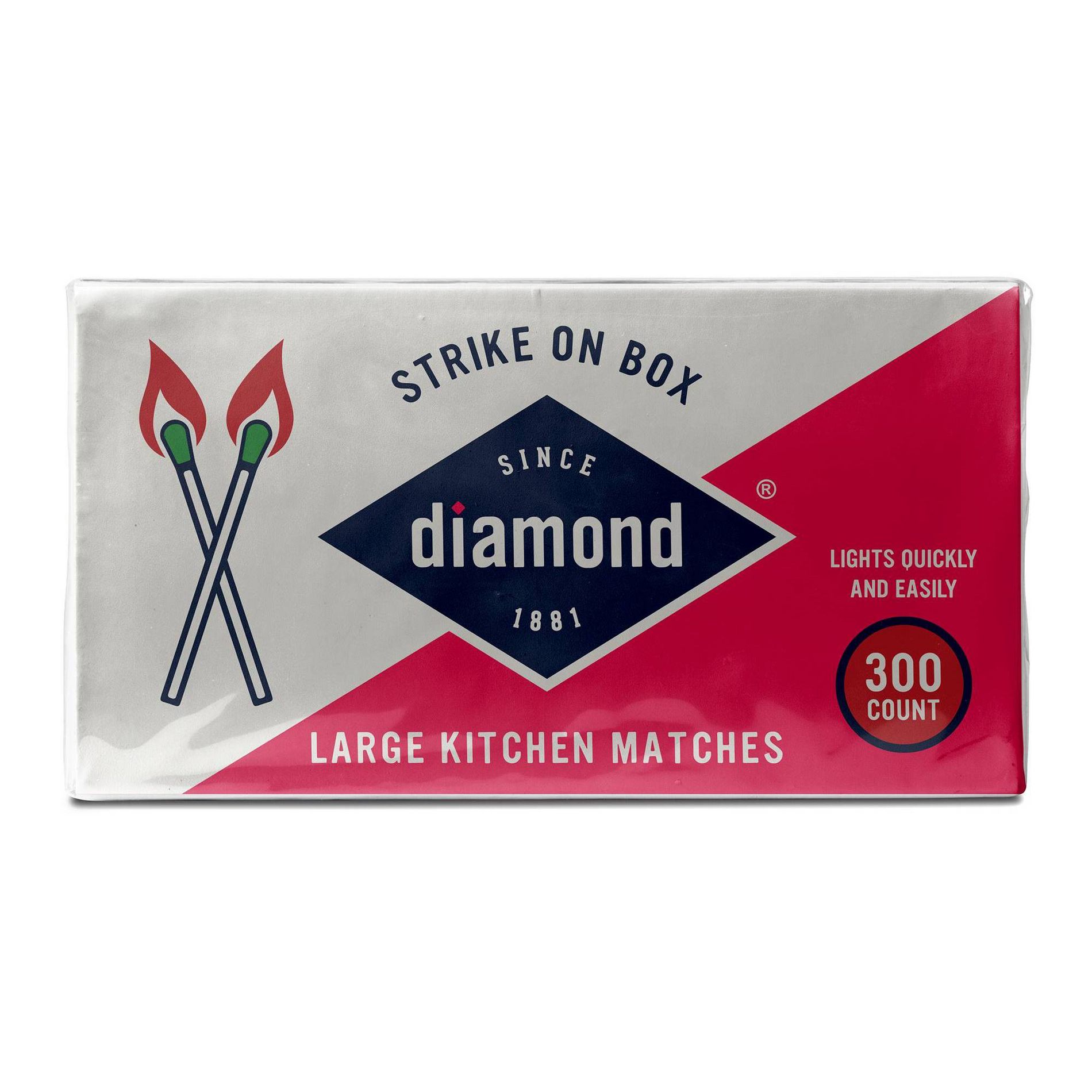 Diamond Strike On Box Matches - 300ct