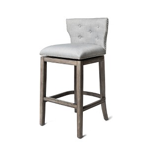 Maven Lane Hugo Fabric Wingback Bar Height Stool - 1 of 4