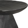 Uttermost Matte Dark Brown Bold Organic Shape Shadow Pedestal Bowls, Set of 2 - 3 of 4