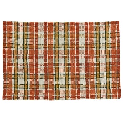 Park Designs Orange Happy Harvest Placemat Set of 4
